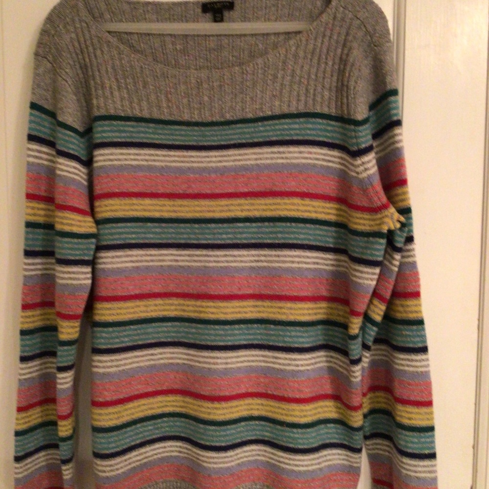 TALBOTS PETITE multicolored sweater.. size extra large petite